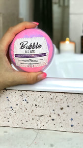Bubble bath bomb